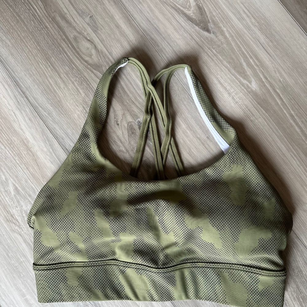 Reflective Cameo Sports Bra